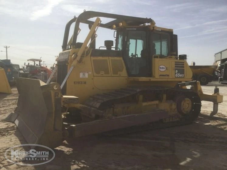 Used Komatsu Dozer in yard